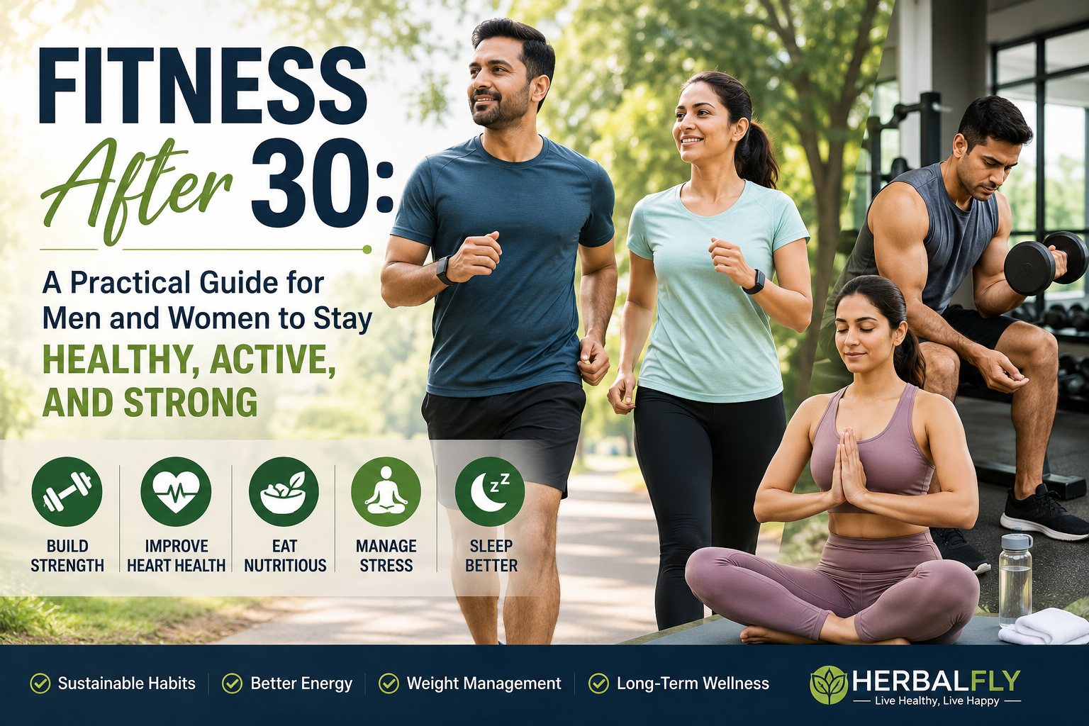 Fitness After 30: A Practical Guide for Men and Women to Stay Healthy, Active, and Strong